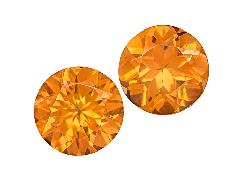 Spessartite 4.5mm Round Matched Pair 1.00ctw