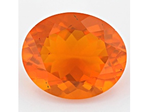 Mexican Fire Opal 12.8x10.5mm Oval 3.92ct