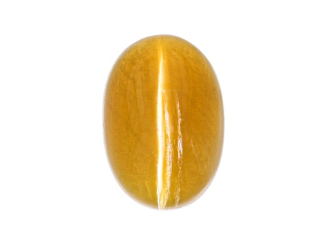 Fire Opal Cat's Eye 7x5mm Oval 0.75ct