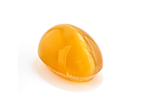 Fire Opal Cat's Eye 7x5mm Oval 0.75ct