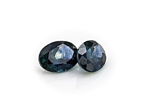 Montana Sapphire 7x5mm Oval Matched Pair 2.02ctw