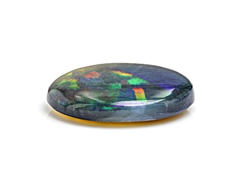 Australian Black Opal 10x8mm Oval Cabochon 1.30ct