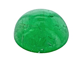 Brazilian Emerald 6.5mm Round Cabochon 1.07ct