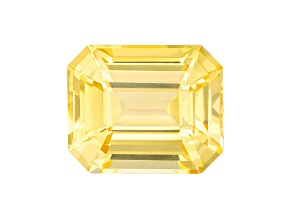 Yellow Sapphire 7.5x6.2mm Emerald Cut 1.93ct