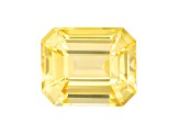 Yellow Sapphire Loose Gemstone 7.5x6.2mm Emerald Cut 1.93ct