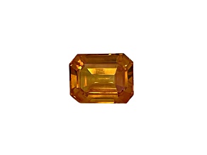 Yellow Sapphire 10.5x8.2mm Emerald Cut 4.66ct