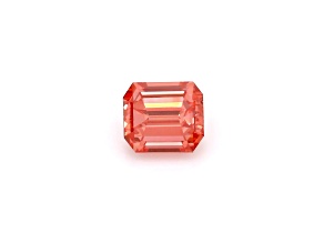 0.67ct Vivid Pink Emerald Cut Lab-Grown Diamond SI1 Clarity IGI Certified