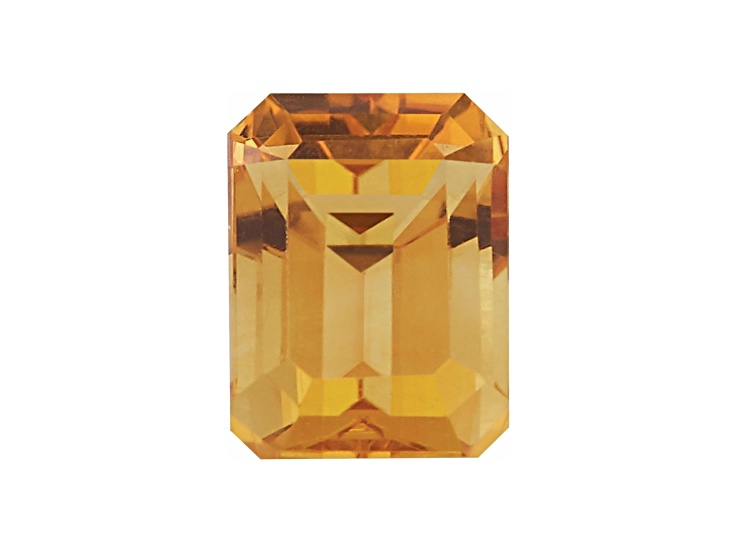 Citrine 14x10mm Emerald Cut 7.35ct