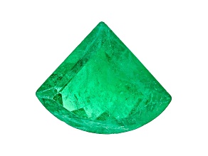 Colombian Emerald 11.4x13.2mm Fan Shape 3.29ct