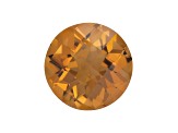 Citrine 7mm Round Checkerboard Cut 1.20ct