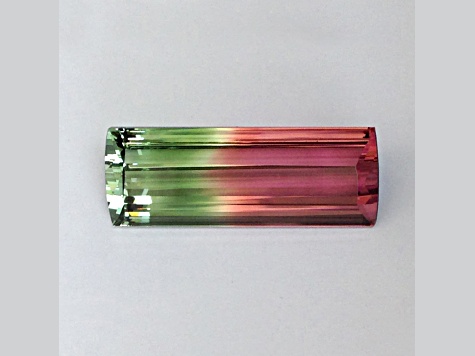 Tri-Color Tourmaline 32.27x12.0mm Rectangle 42.40ct