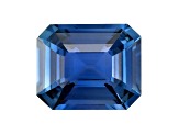 Sapphire Loose Gemstone Unheated 7.56x6.2mm Emerald Cut 1.68ct