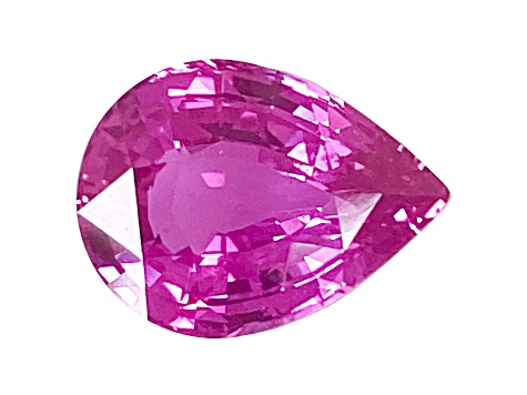Pink Sapphire Loose Gemstone Unheated 10.00x7.50mm Pear Shape 2.49ct