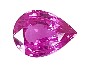 Pink Sapphire Unheated 10.00x7.50mm Pear Shape 2.49ct