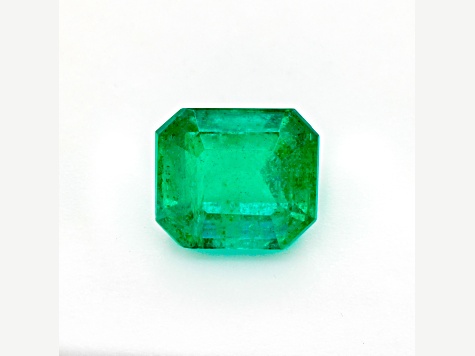 Zambian Emerald 6.1x5.2mm Emerald Cut 0.95ct
