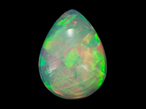 Ethiopian Opal 19x14.4mm Pear Shape 6.33ct