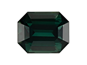 Teal Sapphire Unheated 9.64x7.51mm Emerald Cut 4.09ct