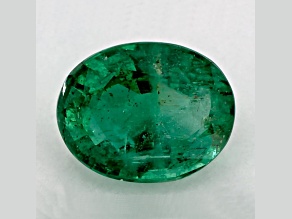 Zambian Emerald 10.82x8.58mm Oval 3.85ct