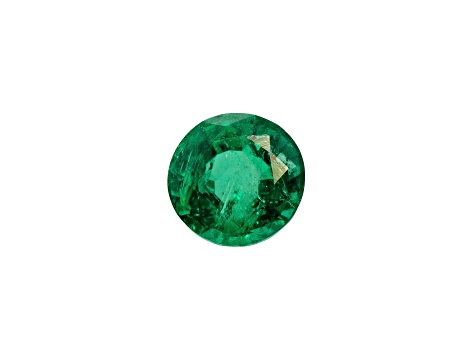 Zambian Emerald 5.8mm Round 0.82ct