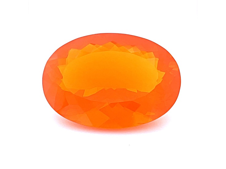 Fire Opal 32x25mm Oval 27.08ct