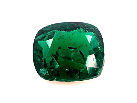 Madagascar Emerald 7.1x5.9mm Rectangular Cushion 1.12ct