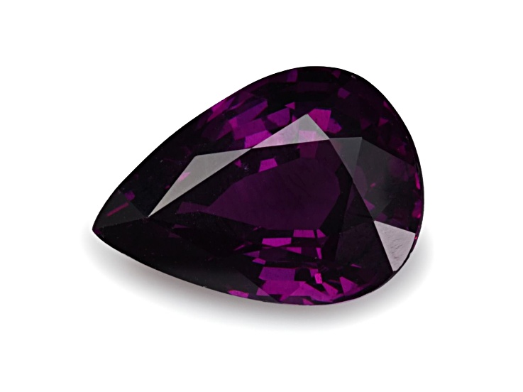 Neon Purple Garnet 14.3x10.2mm Pear Shape 7.42ct