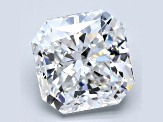 4.04ct White Square Octagonal Mined Diamond F Color, VS1, GIA Certified