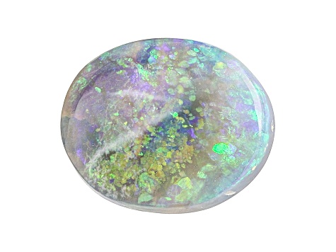 Australian Black Opal 10.5x9.0mm Oval Cabochon 1.64ct