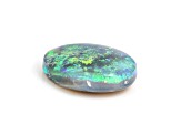 Australian Black Opal 10.5x9.0mm Oval Cabochon 1.64ct