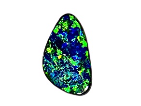 Opal on Ironstone 13.2x7.7mm Free-Form Doublet 1.78ct