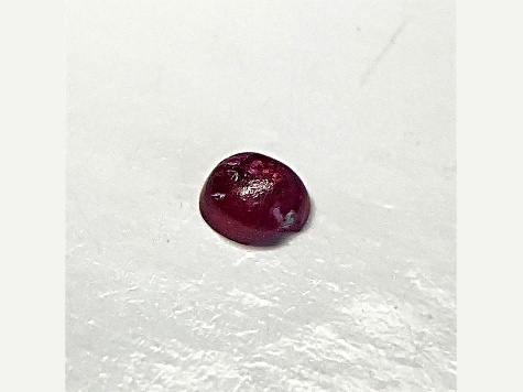 Ruby 4.08x3.47mm Oval Cabochon 0.30ct