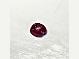 Ruby 4.08x3.47mm Oval Cabochon 0.30ct