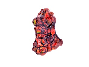 Fire Agate 40x25mm Free-Form 51.43ct