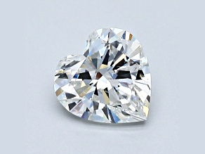 1.01ct Natural White Diamond Heart Shape, G Color, SI1 Clarity, GIA Certified
