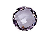 Lavender Quartz 10mm Round Checkerboard Cut 3.5ct