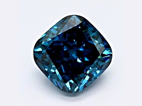1.13ct Dark Blue Cushion Lab-Grown Diamond SI1 Clarity IGI Certified