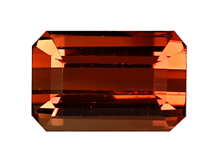 Orange Tourmaline 10.73x7.08mm Emerald Cut 4.63ct