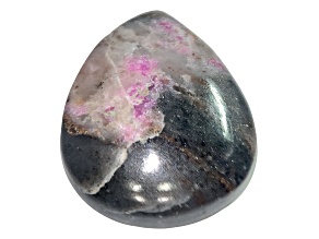 Pink Chalcedony 30.91x23.58mm Pear Shape Cabochon 42.80ct