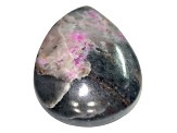 Pink Chalcedony 30.91x23.58mm Pear Shape Cabochon 42.80ct