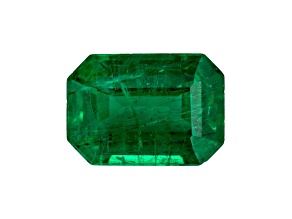 Zambain Emerald 6x4.1mm Emerald Cut 0.61ct