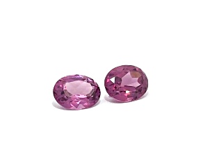 Rhodolite 9x7mm Oval Matched Pair 4.85ctw
