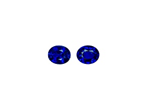 Sapphire 9.2x7.8mm Oval Matched Pair 6.45ct
