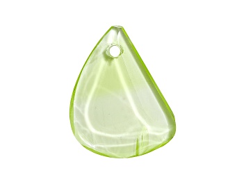 Picture of Uranium Glass 27.5x20.5mm Free-Form Cabochon Focal Bead