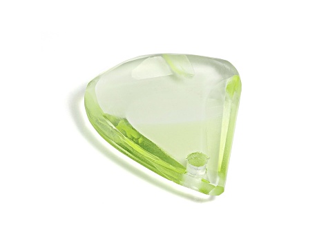 Uranium Glass 27.5x20.5mm Free-Form Cabochon Focal Bead