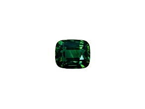 Green Sapphire Loose Gemstone 11.2x9.3mm Cushion 7.03ct