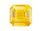 Yellow Sapphire Loose Gemstone 7.8mm Emerald Cut 2.99ct