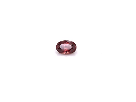 Pinkish Red Zircon 10.6x7.1mm Oval 4.01ct