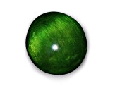 Demantoid Cat's Eye 9.1x8.5mm Off-Round Cabochon 5.41ct