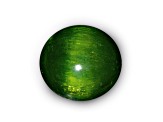 Demantoid Cat's Eye 9.1x8.5mm Off-Round Cabochon 5.41ct