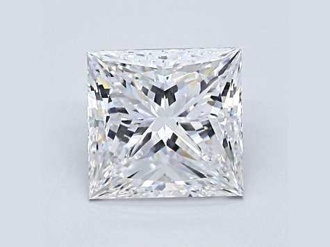 2.02ct Natural White Diamond Princess Cut, F Color, VS2 Clarity, GIA Certified